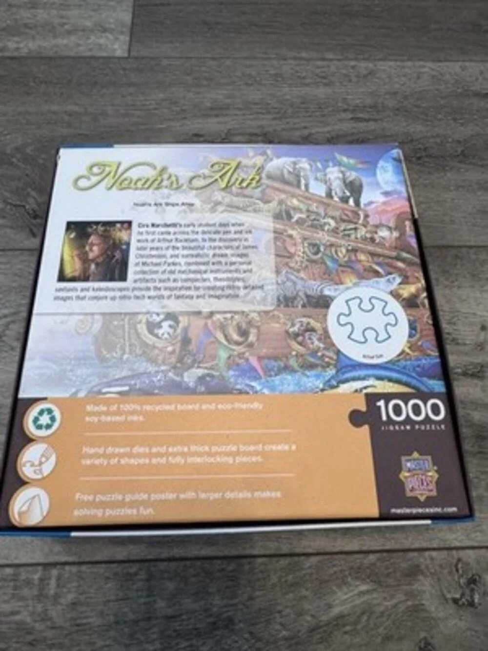MasterPieces Noah’s Ark Animals 1000 Piece Interlocking Cardboard Puzzle Poster
